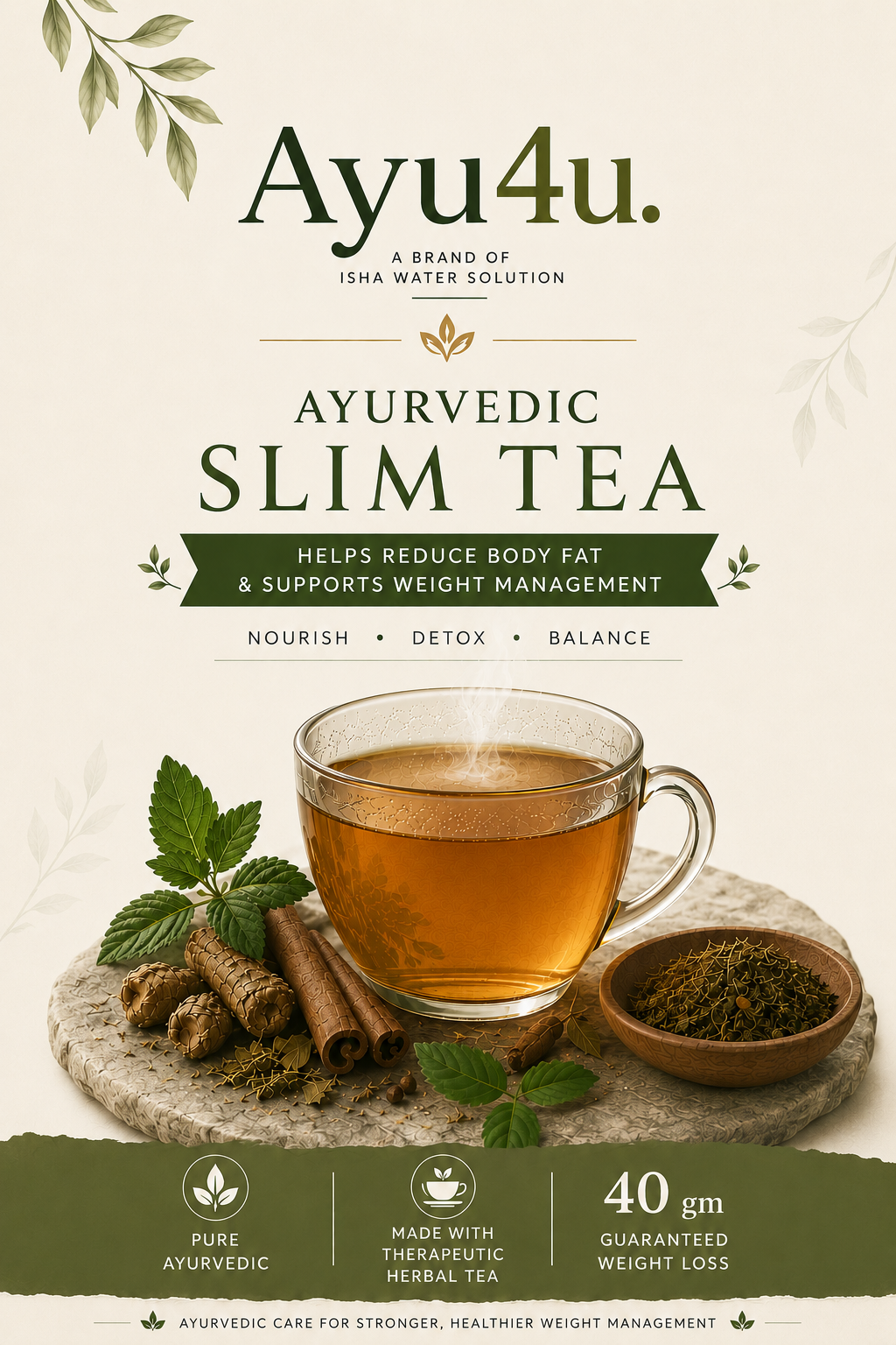 Ayurvedic Slim Tea Combo (Pack of 3) | ₹ 100 per pack