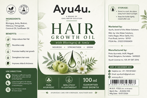 Hair Growth Oil with Bhringraj & Amla